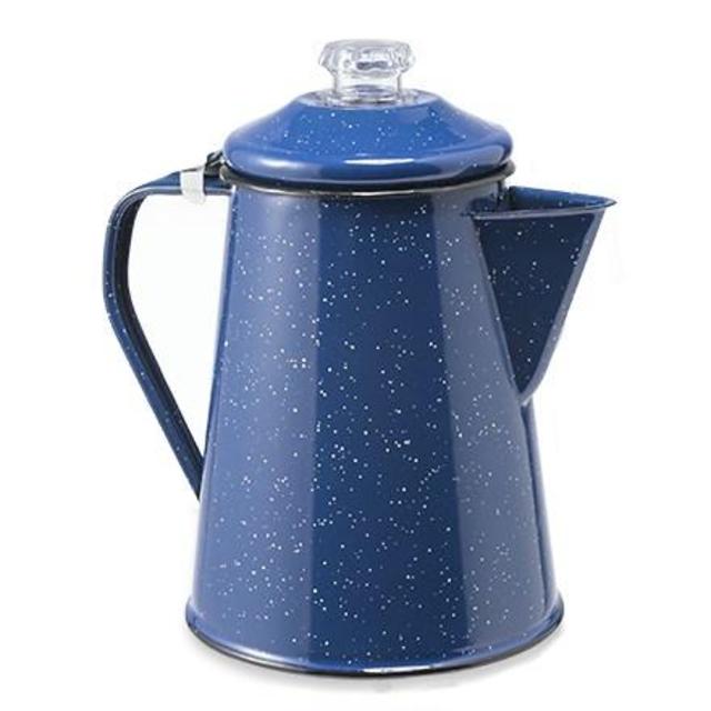GSI Outdoors Enamelware Coffee Pot - 8 Servings of Coffee