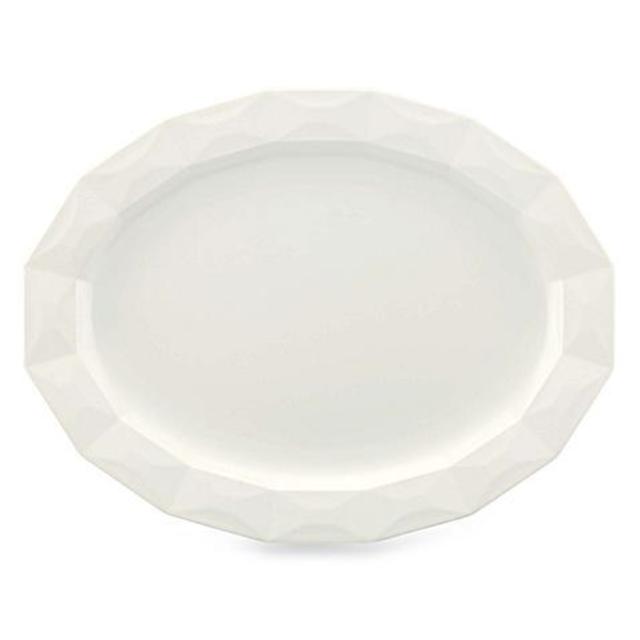 Kate Spade new york Cream 16-Inch Castle Peak Cream Oval Platter