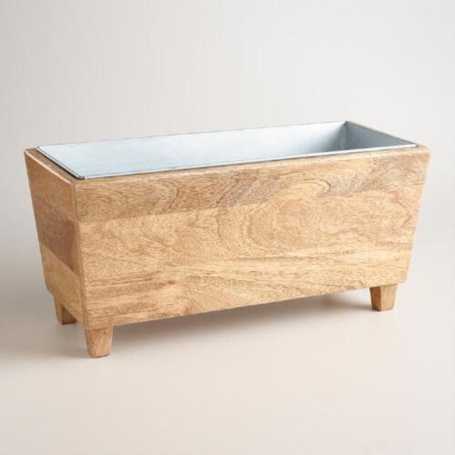 Wood Trough Wine Chiller