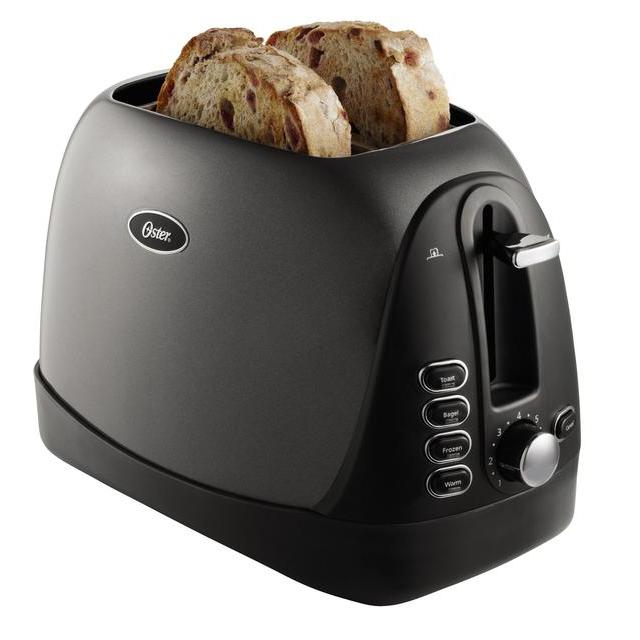 Oster TSSTTRJBG1 Jelly Bean 2-Slice Toaster, Grey