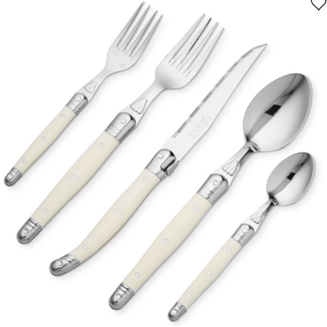 Williams Sonoma Jean Dubost Laguiole 20-Piece Flatware Set