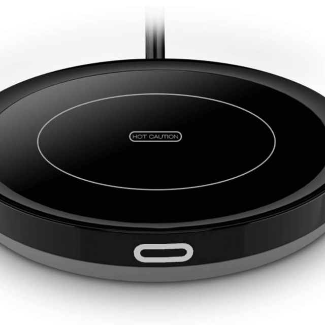 Smart Coffee Warmer, BESTINNKITS Auto On/Off Gravity-induction Mug Warmer for Office Desk Use, Candle Wax Cup Warmer Heating Plate (Up To 131F/55C) (Black)