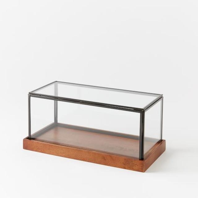Long Wood + Glass Display Case
