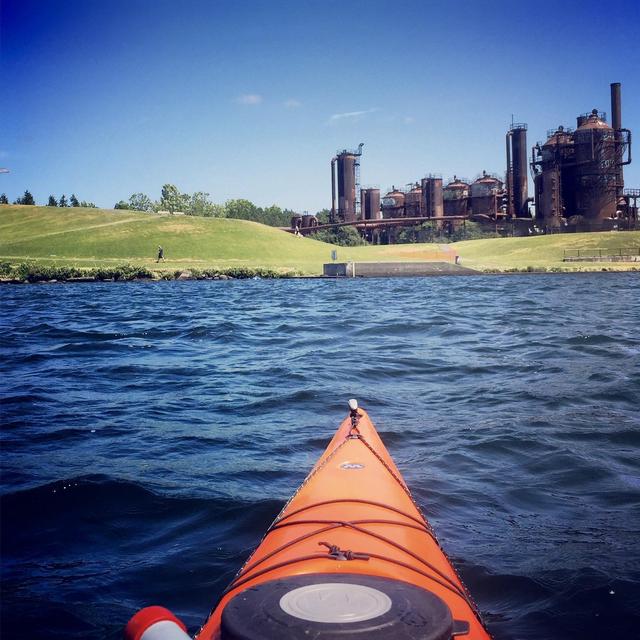 Kayaking on Lake Union