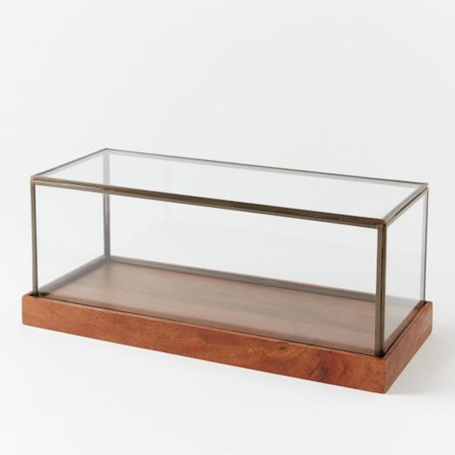 Extra Long Wood + Glass Display Case