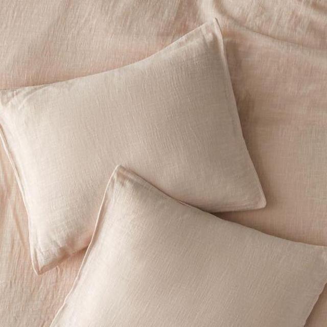 Washed Cotton Slub Sham Set