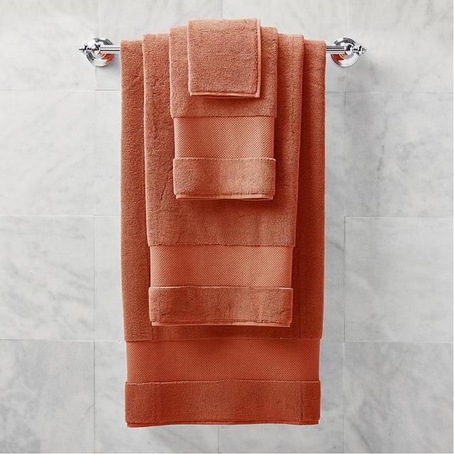 Frontgate Resort Cotton Bath Sheet - Terracotta Color