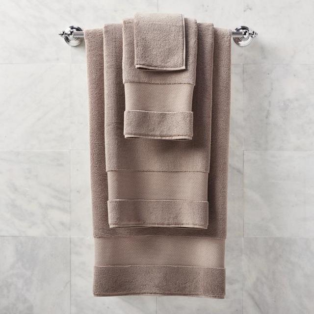 Frontgate Resort Cotton Bath Sheet - Cobblestone Color