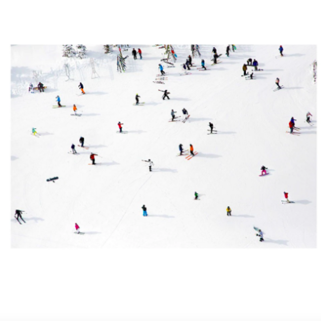 Gray Malin À La Montagne Top Of Aspen Mountain Print