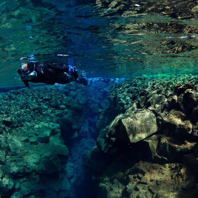 Snorkeling between tectonic plates