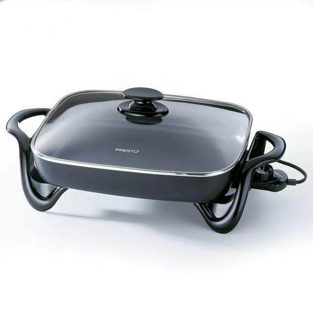 Presto 06857 16-inch Electric Foldaway Skillet, Black