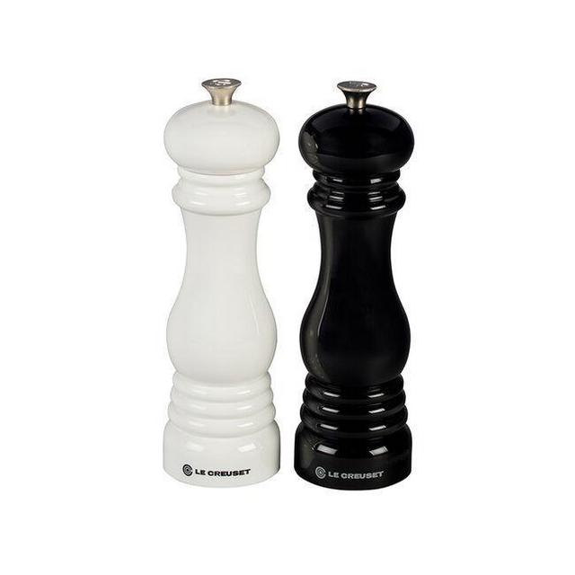 Salt and Pepper Mill Set (Black and White)