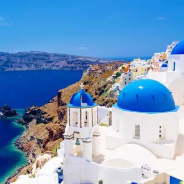 Santorini Drinks with a View