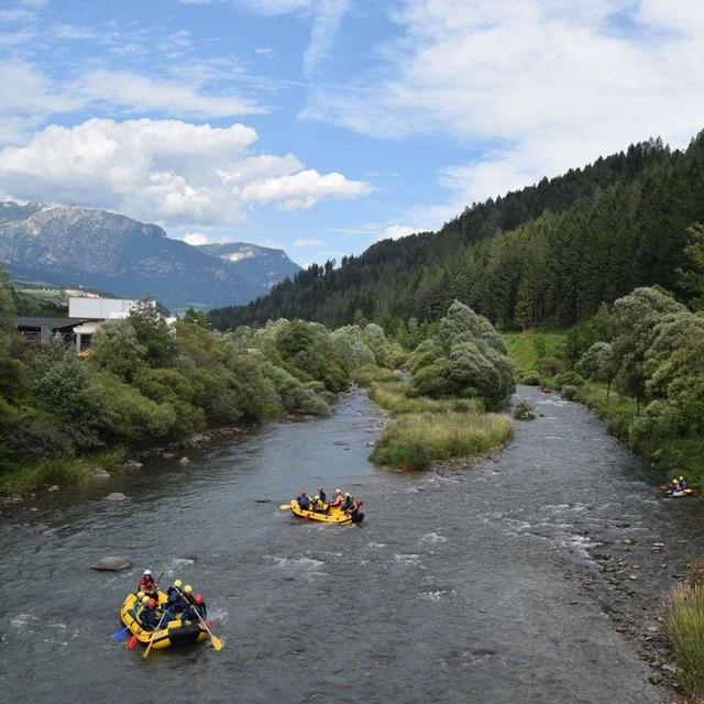 Honeymoon Rafting in the Avisio River