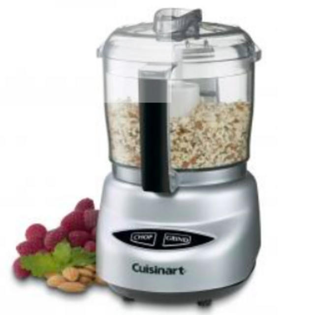 Cuisinart DLC-2ABC Mini Prep Plus Food Processor Brushed Chrome and Nickel