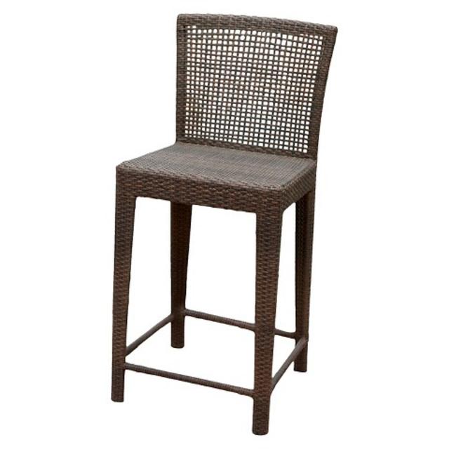 Christopher Knight Home Pacific Wicker Patio Bar Stool - Multi-Brown