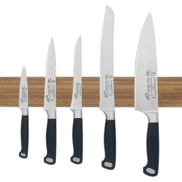 Messermeister 16-3/4-Inch Bamboo Knife Magnet