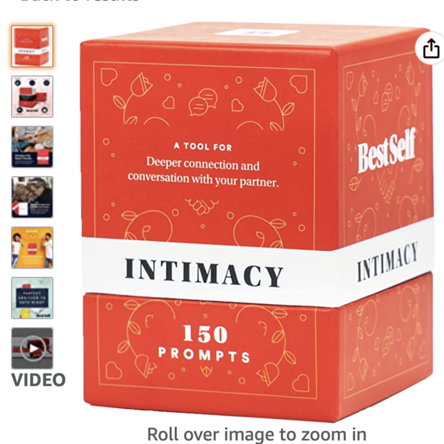 Intimacy Deck by BestSelf — 150 Engaging Conversation Starters for Couples to Strengthen Their Relationship, Romance, Trust & Openness