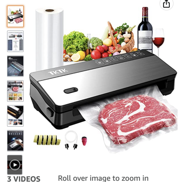 Vacuum Sealer Machine, 7 In 1 Food Sealer,