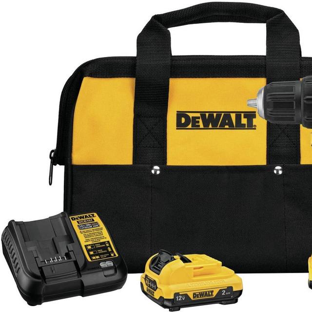 Dewalt Xtreme 12V Max Cordless Drill / Driver Kit, 3/8-Inch (DCD701F2)