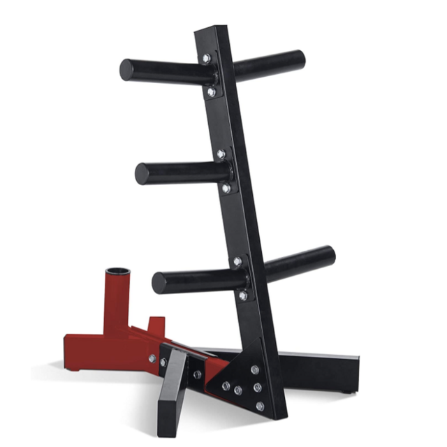 Barbell Olympic Plate Tree Storage Rack