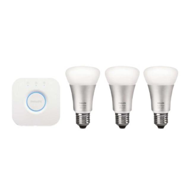 Philips 456194 Hue White and Color Ambiance Starter Kit, A19 Starter, Standard Packaging