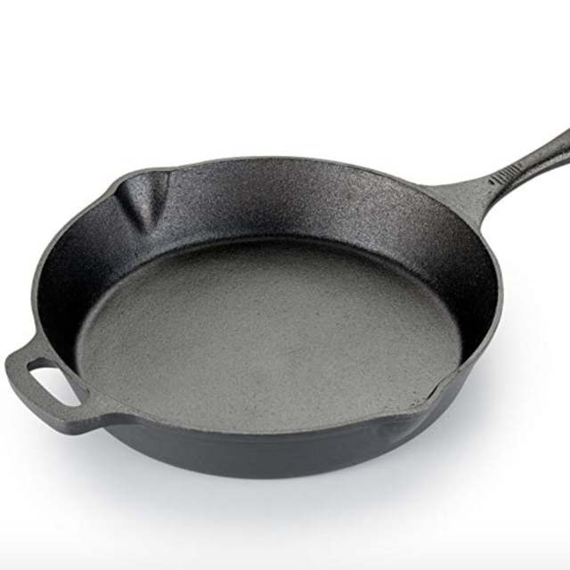 T-fal E8340763 Pre-Seasoned Cast Iron 12-Inch Skillet