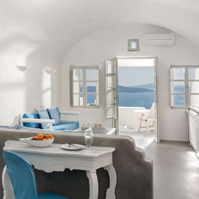 Six Night Stay at Thirea Studios, Santorini, Greece