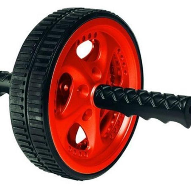 Valeo VA2413RE Dual Ab Wheel - Black/Red
