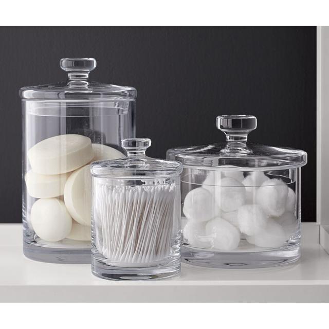 Glass Canisters Set of Three