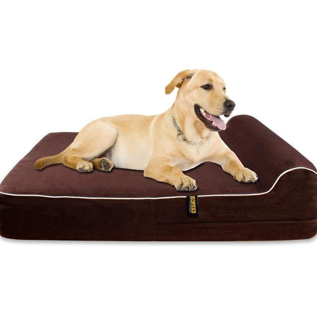 KOPEKS - Orthopedic Memory Foam Dog Bed with Pillow