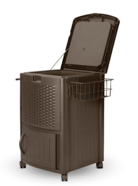 Suncast DCCW3000 Resin Wicker Cooler