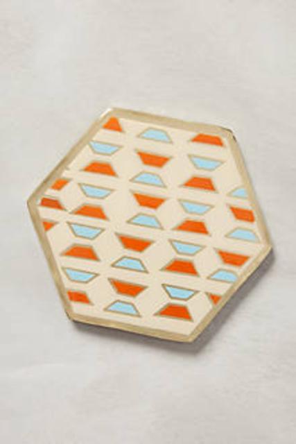 Printed Hexagon Coaster