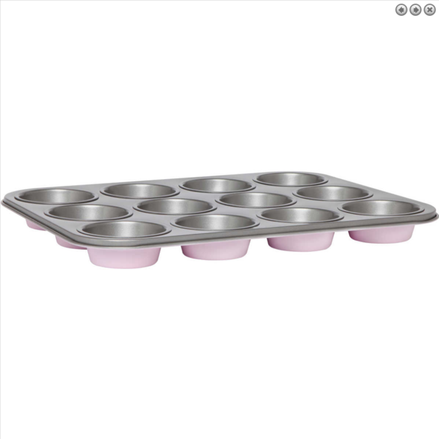 Wiltshire 12 Cup Muffin Pan - Pink