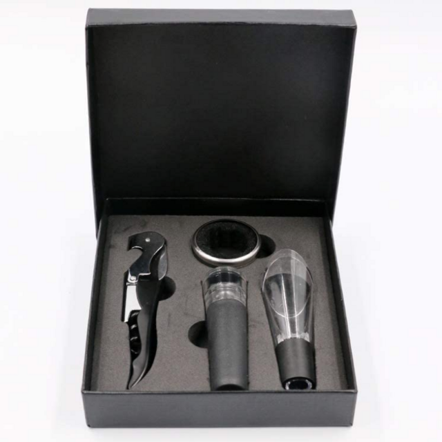 4 in 1 Premium Wine Opener Setand Family Opener,Wine Opener Kit with Wood Case