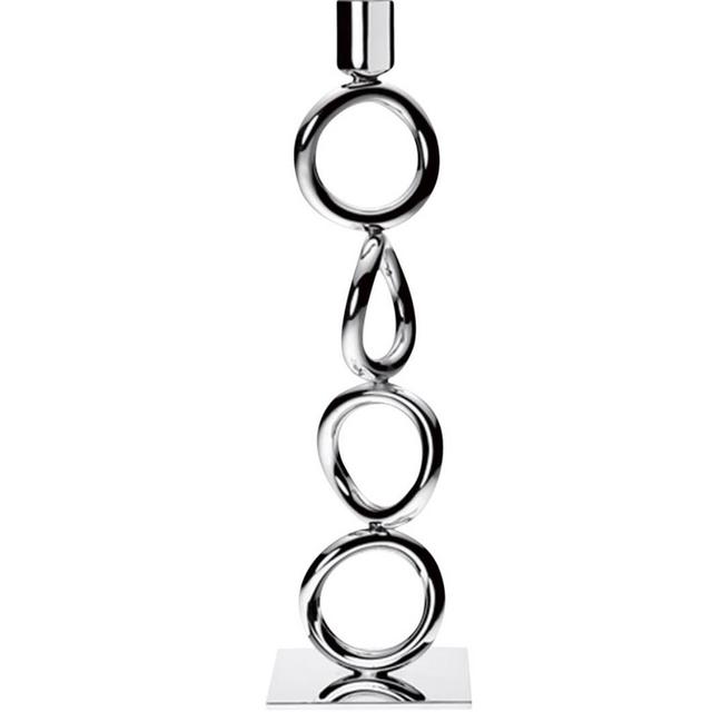Silver-Plated Four-Ring Candlestick Christofle
