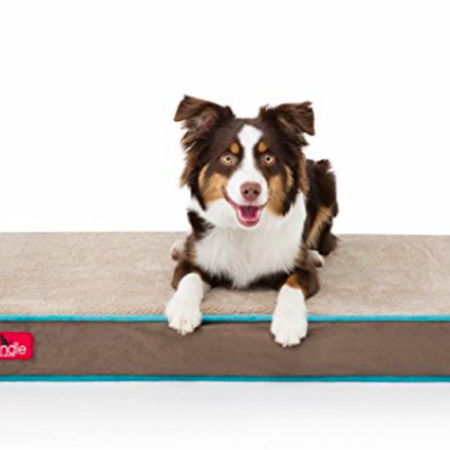 Memory Foam Orthopedic Dog Bed - Removable Velour Cover with Waterproof Liner