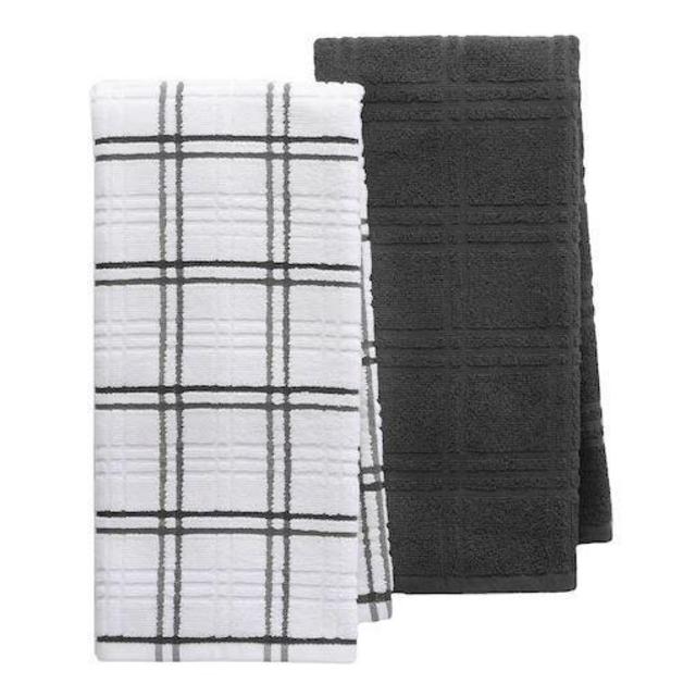 Food Network™ Plaid Kitchen Towel 2-pack