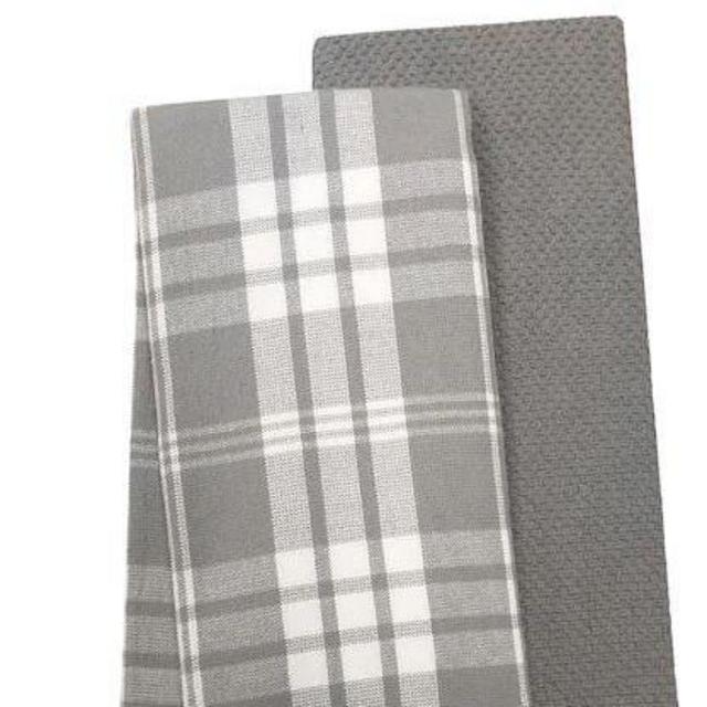 Food Network™ Plaid Dual-Purpose Kitchen Towel 2-pk.