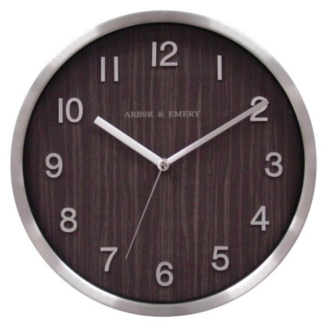 Threshold™ Metal Frame Wall Clock