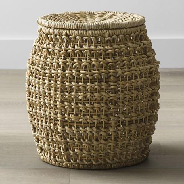 Fischer Round Storage Ottoman