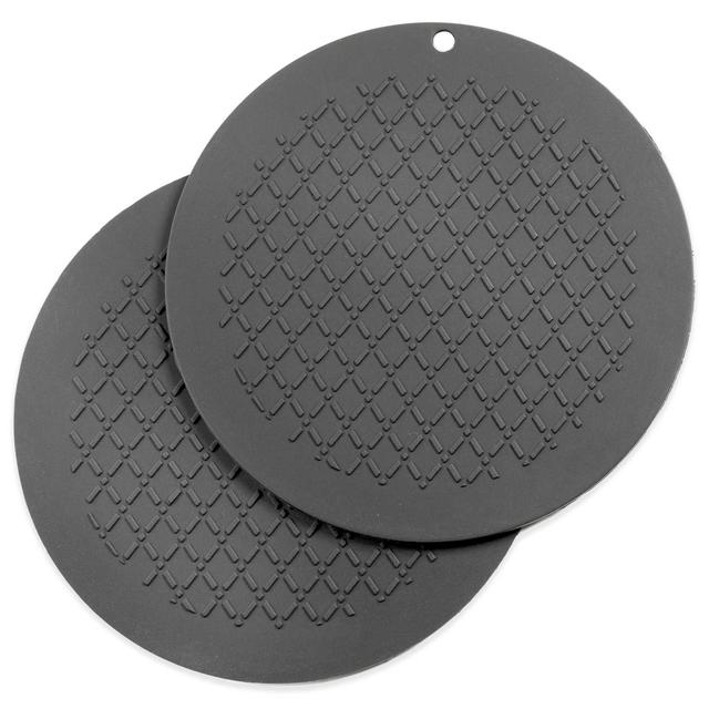 Silicone Potholder in Grey (Set of 2)