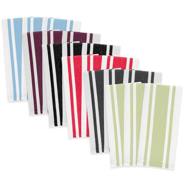 3-Pack Heavyweight Striped Kitchen Towels