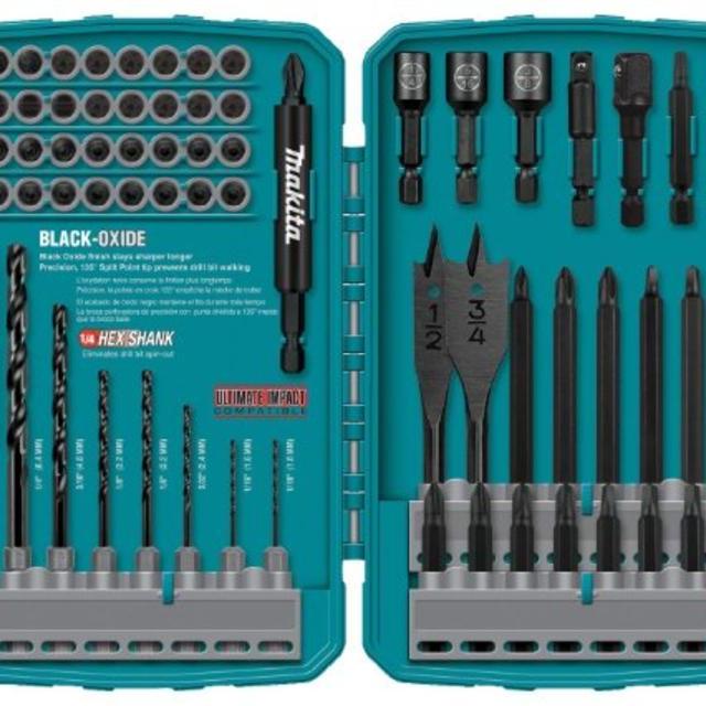 Makita T-01725 70-Piece Impact Drill-Driver Bit Set