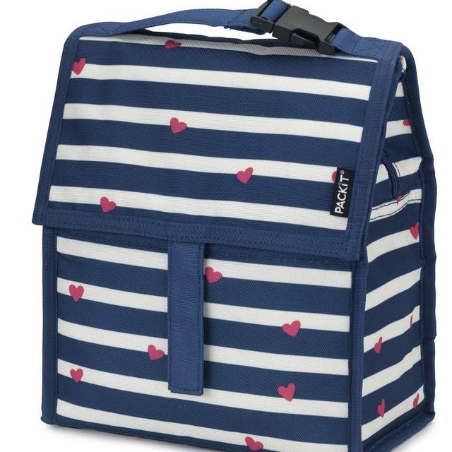 PackIt Freezable Lunch Bag with Zip Closure, Be Mine