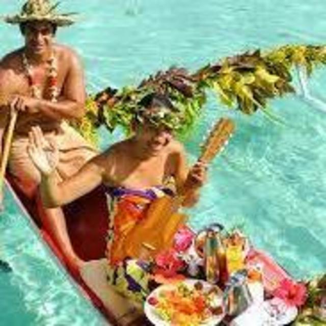 Canoe Breakfast in Our Bungalow