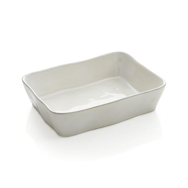 Large Rectangular White Baker