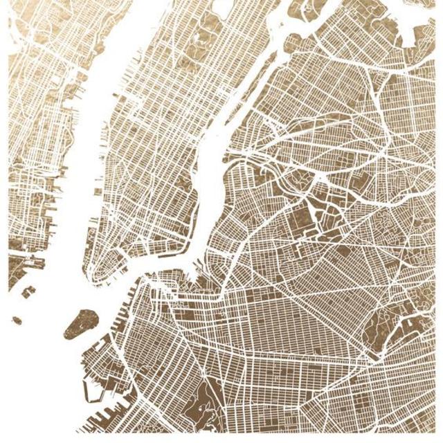 New York City map print