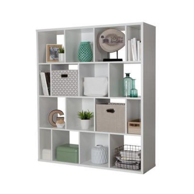 White Reveal Cube Unit by South Shore