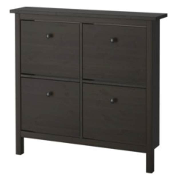 HEMNES Shoe cabinet with 4 compartments